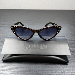 MOSCHINOWOMEN'S SUNGLASSES - CAT EYE HAVANA BROWN